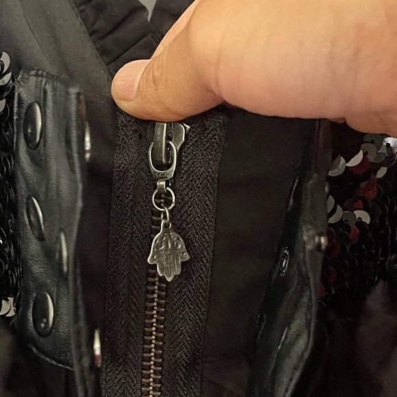 MANOUSH Tiered Ruffle Deep V neck Dress Black Size 40 
US 8 floor length - Picture 7 of 12